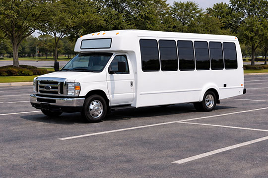 20-passenger minibus available for charter in Longmont, CO
