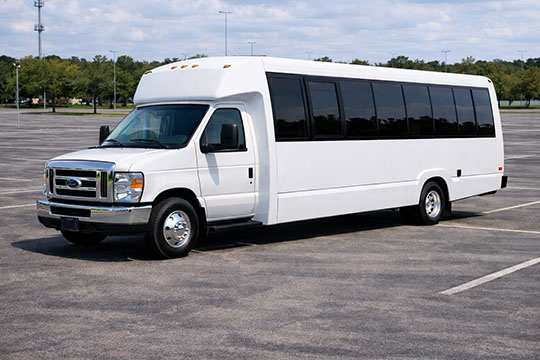 25-passenger minibus available for charter in Longmont, CO